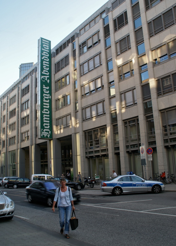 Headquarters building for the Hamburg-based paper, the Hamburger Abendblatt (Credit: flamenco)
